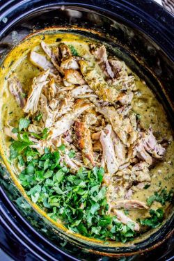 intensefoodcravings: Slow Cooker Basil Chicken in Coconut Curry Sauce | The Food Charlatan 