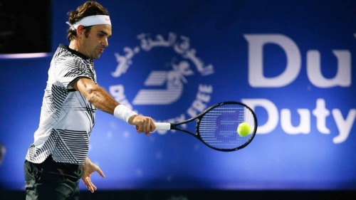 rfederer2:Roger Federer at Dubai Duty Free Tennis Championships, 2017. www.sportemtennis.com
