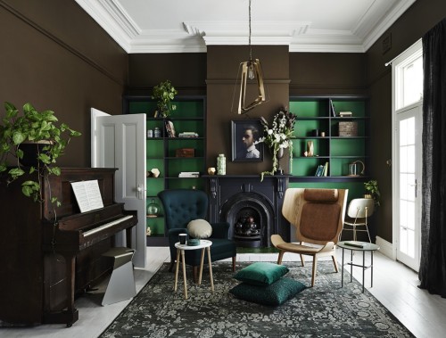 gravity-gravity:  (via Dreaming Of The Green & Brown By Dulux)   www.gravityhomeblog.com | Instagram | Pinterest   