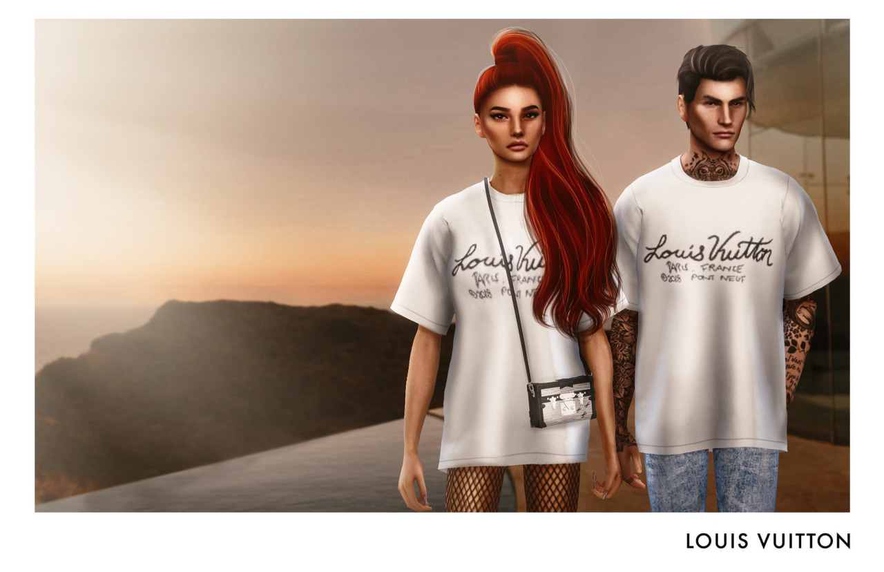 BERGDORF SIMS - LUIS VUITTON - BafweekShow- Edit TS4