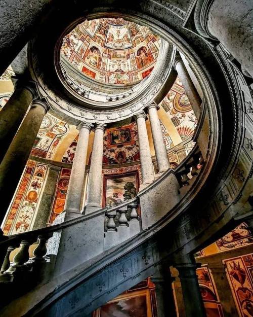 Villa Farnese, Caparola, Province Of Viterbo, Italy