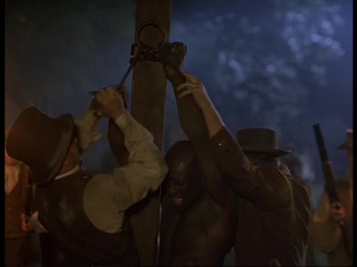 Enslavement: The True Story of Fanny Kemble (2000) scene 1 Slave Quaka (Peter Mensah) is whipped for