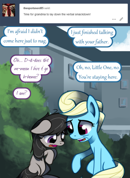 ask-canterlot-musicians:He was none too pleased, like anypony cares. <3