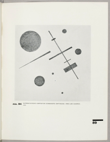 Suprematistic composition (Combined feeling: Circle and square), 1927, Kazimir MalevichMedium: penht