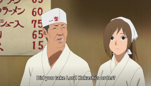 Okay, So Let Me Get This Straight... Kakashi Went To Ichiraku, Sat There Then Saw Everyone Having A Discussion