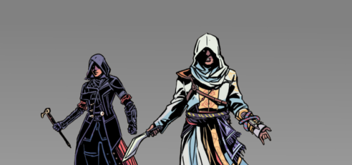 ronamov:Evie and Henry in Assassin’s Creed: Locus