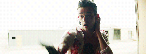 fionagallaghers:he’s got his gun, he’s got his suit onshe says, “babe, you look so cool.”