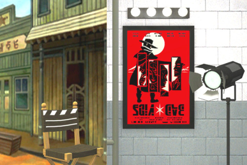 get famous movie poster conversion.it comes with a black, dark brown, and ‘white’ (more grey than an