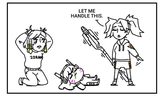 blackbookalpha:  Mercy arrives! Previous comic: PRESS “X” TO…   rofl XD