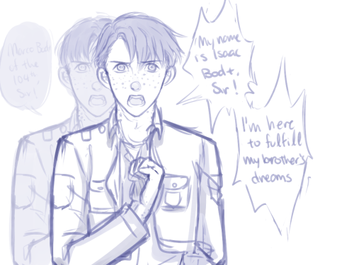 robopou: luckyfurball:   “Jean knows he’s going to guard this one with everything he’s got. History isn’t going to repeat itself this time around.” Based on this post xxxx- feelwoodmac  After the post about Marco being an older brother..
