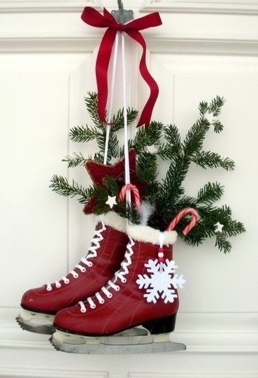 DIY - Art - Craft - Projects — Cute idea to make with old skates or ...