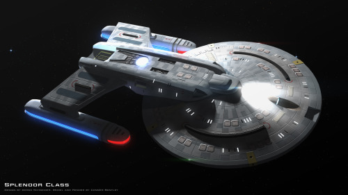 startrekships: killabc-blog submitted: Here’s my take on Bernd Schneider’s Splendor Class, launched