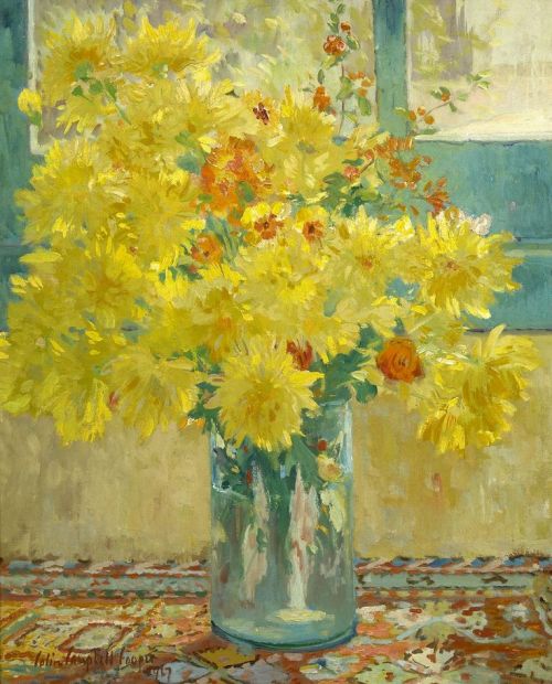 Yellow Chrysanthemums, Colin Campbell Cooper