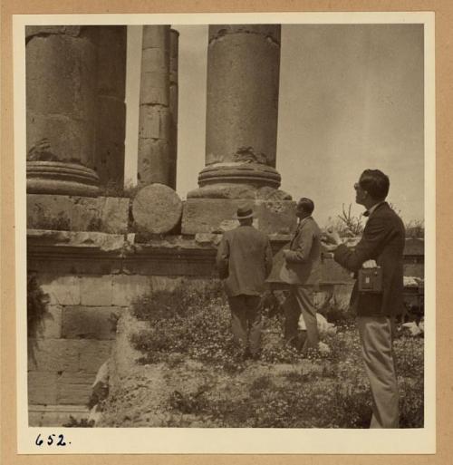 Jerash, 19351. “Part II. 1935. With Sir Edgar to Syria via Trans-Jordan. Sir Edgar and Mr. Lever in 