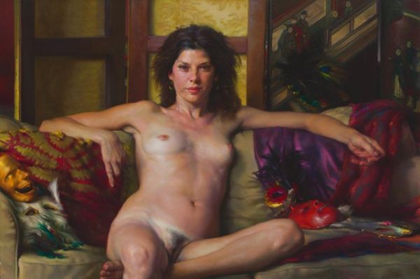 lanangon:  cg54kck: The Actress, (Marisa Tomei)Nelson Shanks (American b. 1937)