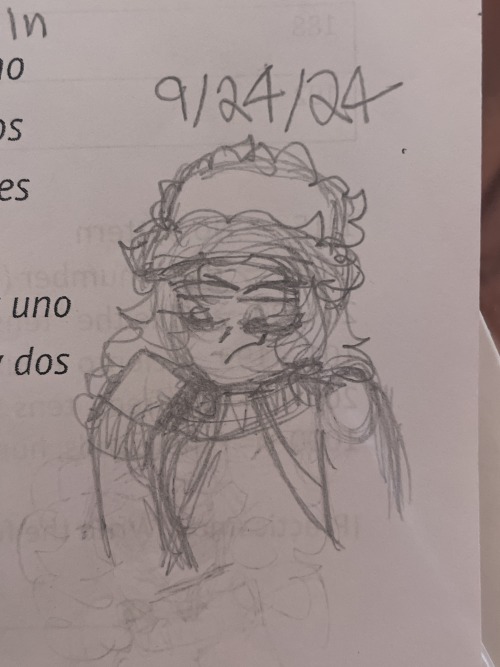 Since I Just Made A Whole Post About My Art, Heres Todays School Doodle Dump :D
