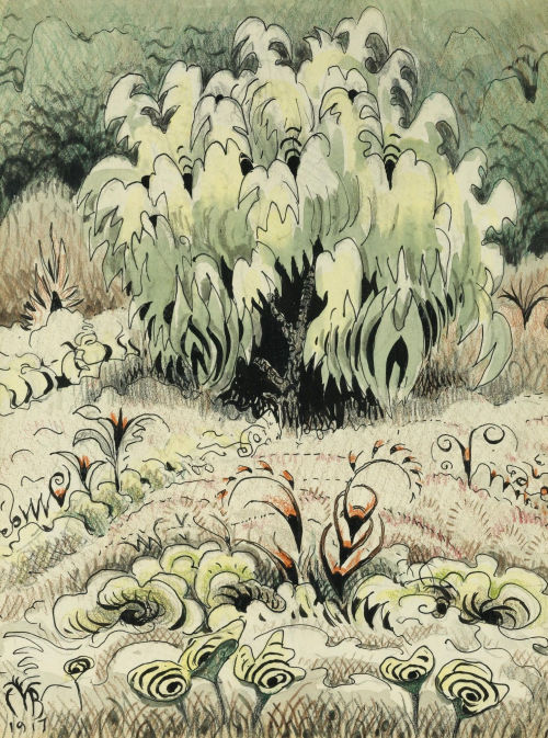 Charles Burchfield aka Charles Ephraim Burchfield aka Charles E. Burchfield (American, 1893-1967, b.