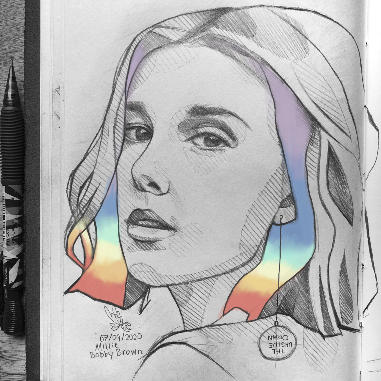 My friends Millie Bobby Brown drawing : r/MillieBobbyBrown2