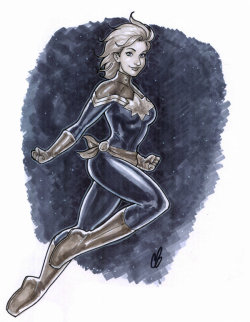 bigchrisgallery:  Captain Marvel by *BestNameEver