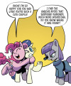 prettyponyblog:Pinkie and Maud canonically say gay rights die mad about it
