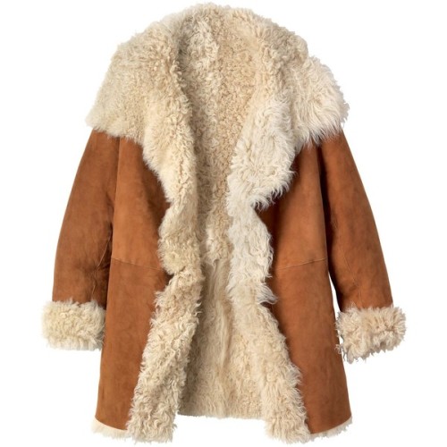 Toast jacket ❤ liked on Polyvore (see more sheep fur jackets)