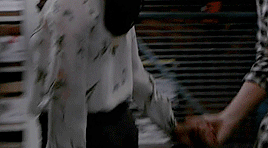 tall-butt:   Jake &amp; Amy + touching (ﾉ◕ヮ◕)ﾉ  