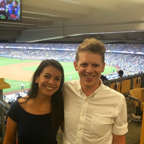 As the tradition goes: they conquer the opposing team, we conquer the hot dogs. (at Dodger Stadium)