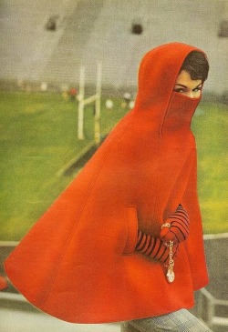 shewhoworshipscarlin:  Outerwear, 1961. 