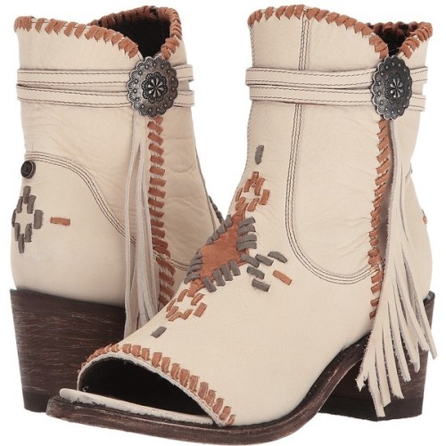 Double D Ranchwear by Old Gringo Tuskegee (Bone/Grey) Cowboy Boots ❤ liked on Polyvore (see more lea