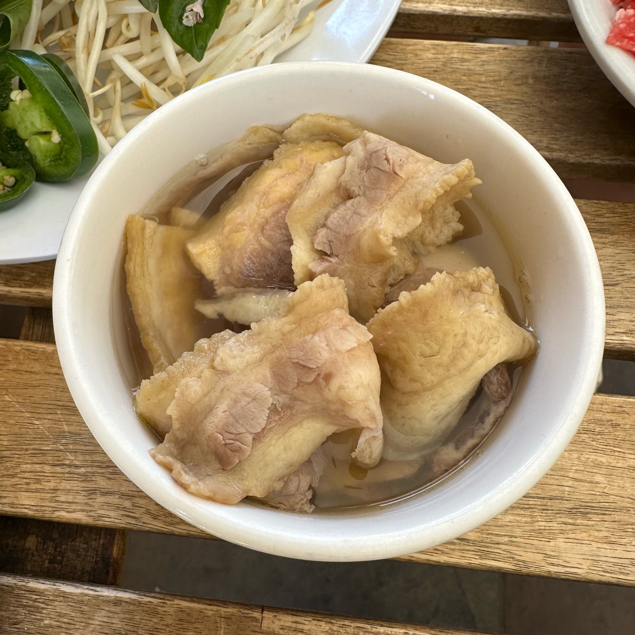 Extra Gau (Fatty Beef) $3.50 from Pho Saigon Pasteur on #foodmento http://foodmento.com/dish/55794