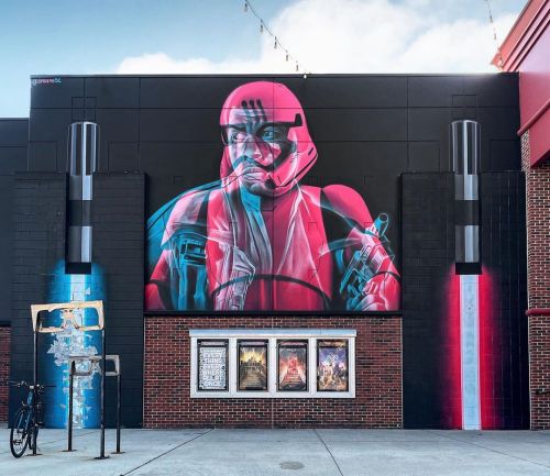 ‘Finn / Stormtrooper The always mind-boggling work of Insane51 in Greensboro, NC.