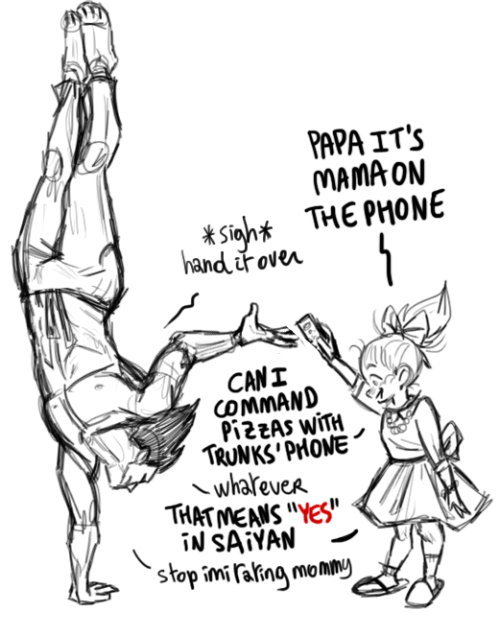 stupidoomdoodles: not sure why but vegeta using a phone is friggin hilarious to me