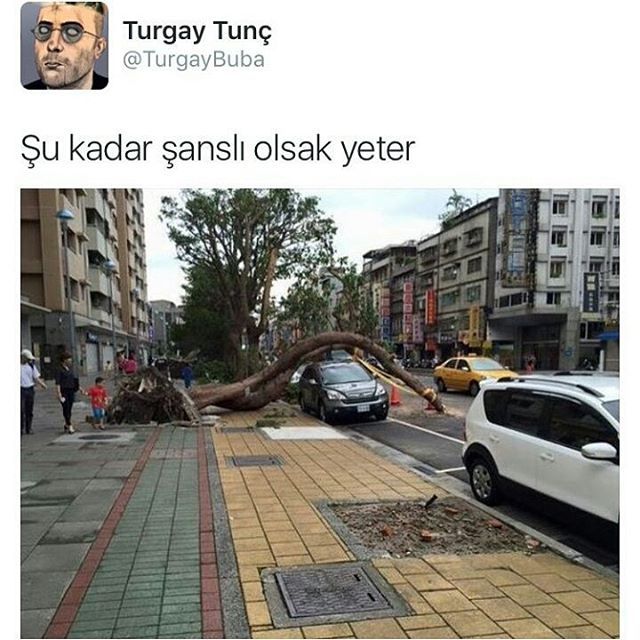 Şu kadar şanslı olsak yeter