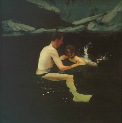 twofacedmirror:  Michael Andrews (with daughter,