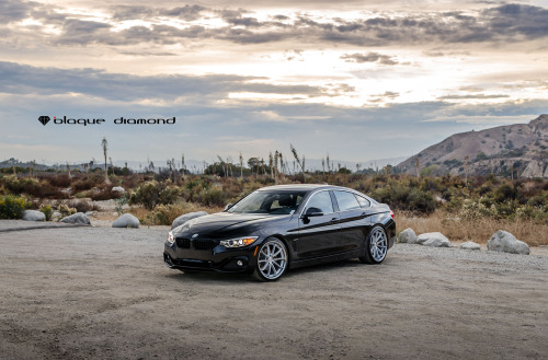 2016 BMW 430i Fitted With 22 Inch BD-23’s in Silver w/ Chrome SS LipBMW and luxury are two words tha