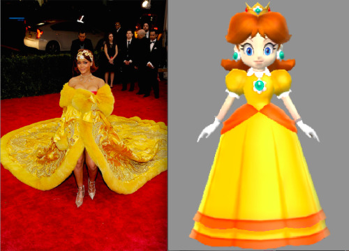 ruinedchildhood:  Rihanna cosplaying Mario Party