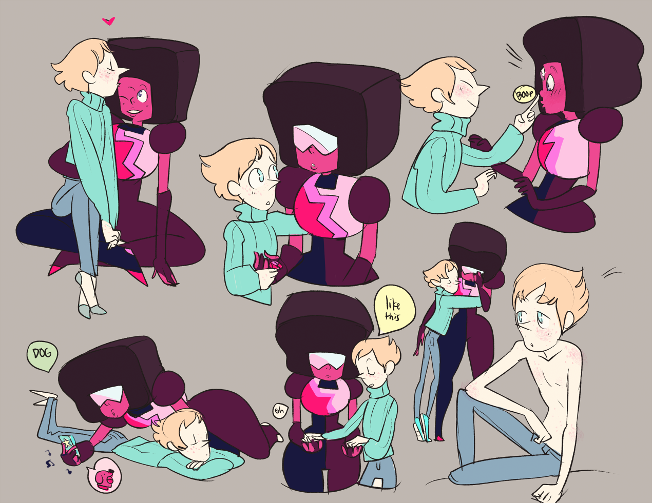 intherealway:     PEARLNETS GALORE. I commissioned the awesome bioatomic to draw