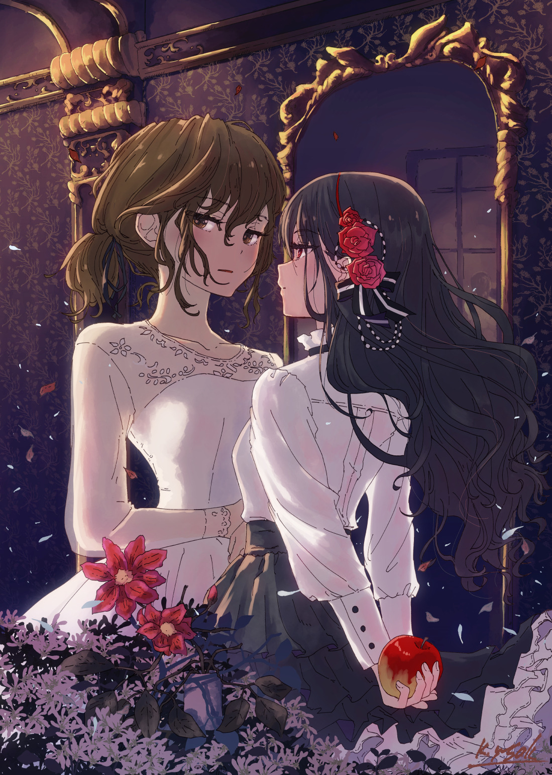 5 2発売 あいださんの百合小説新刊 白雪姫の牙 の表紙を描かせていただきました 香川悠作イラスト置き場 5 2発売 あいださんの百合小説新刊 白雪姫の牙 の表紙を描かせていただきました 香川悠作イラスト置き場