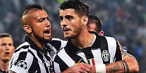 juventusoldlady1897:  UEFA CHAMPIONS LEAGUE SEMI-FINAL || JUVENTUS - REAL MADRID 2-1 A. Morata, C Tevez