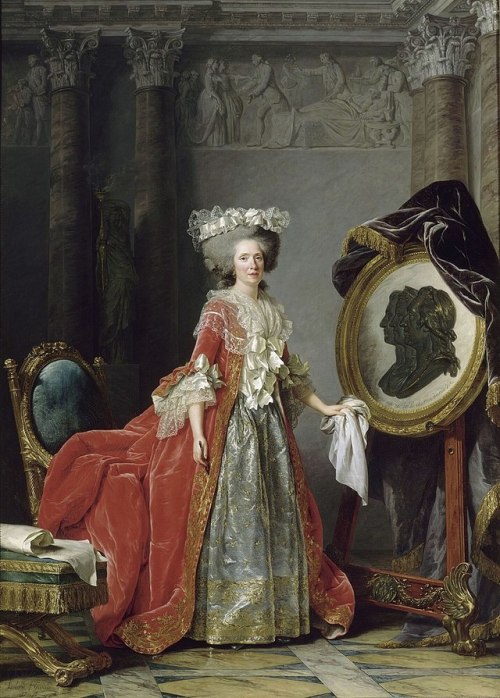  Adélaïde Labille-Guiard, Portrait of Princess Marie Adélaïde of France, 1787Image released into pub