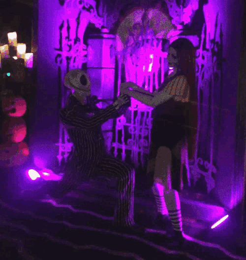 disneyparksphotoproject:  disneyparks:  “We Can Live Like Jack & Sally If We Want”   They’re Back!