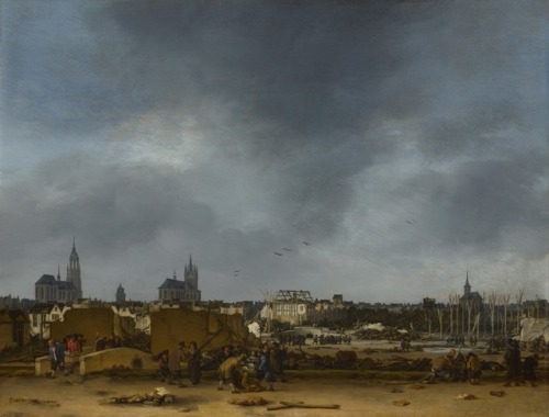 archivedeathdrive:Egbert van der Poel, A View of Delft after the Explosion of 1654