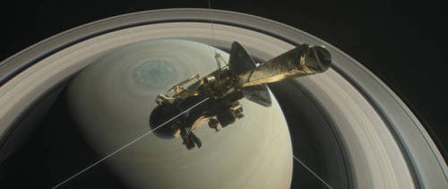 NASA’s Cassini Spacecraft Is Set To Make Its First Dive Through The Narrow Gap Between Saturn And Its