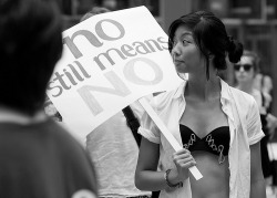 thesecondsexx:  No still means no. Photo taken by Michael Courier. 