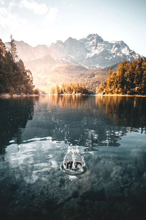 lsleofskye: Doing a splash at Eibsee | cannonmatt