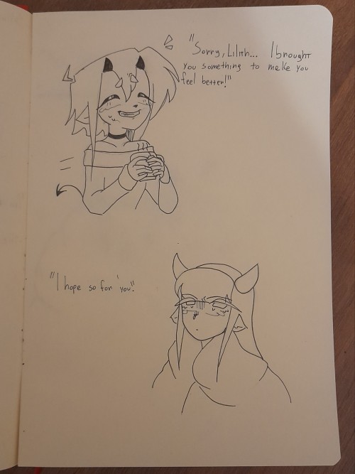AAH! I'm So Happy To Have Finished A Comic Strip! I Love It So Much, I Can't Help But Adore My Ocs! Ehe..
