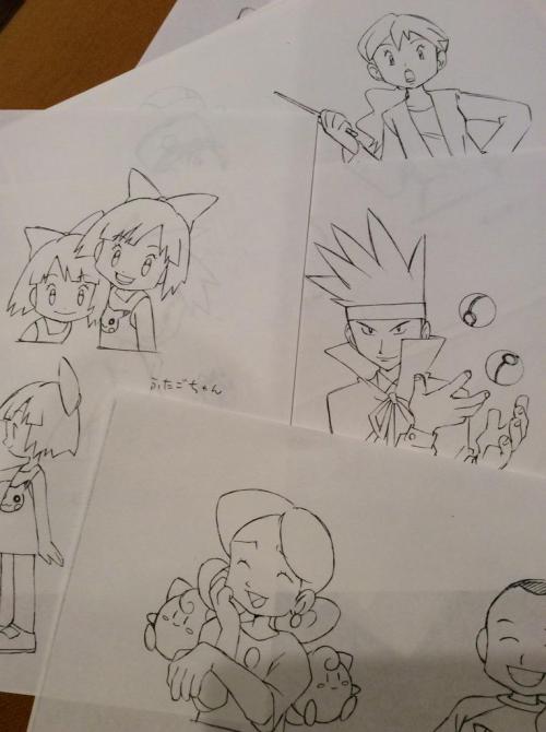 therandominmyhead:Mr. Sugimori often tweets old sketches and concept art. See captions for details!