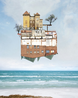 archatlas:  The Art of Matthias Jung  We have featured the amazing collages by Matthias Jung before, but could not resist sharing these new pieces in the series of surreal architecture with everyone.