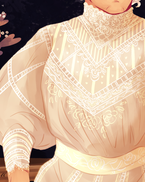 ami-v-dragnire:Edwardian lingerie dresses are just covered in lace and I couldn’t stop myself 