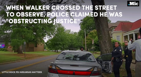 the-movemnt:  Arkansas legislator arrested for observing police Civil rights attorney John Walker says he has been bearing witness to the unfair treatment of African-Americans by police since the 1960s. But on Sept. 26, Walker’s decision to watch an